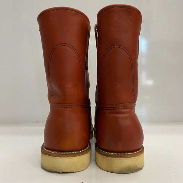 【曜日割引対象外】 レッドウィング RED WING ペコスブーツ オロラセット 8866 メンズ靴 ブーツ ペコスタイプ ブラウン 26cmサイズ 201-shoes1589 VB