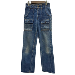 【曜日割引対象外】 リーバイス Levi's 70's ブッシュパンツ BIG E オレンジタブ デニム ブルー W27サイズ 201MB-1088 VB