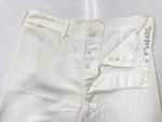 ミリタリー Military 40s～ 40年代 U.S.NAVY コットン セーラーパンツ 巻きパン ホワイト 海軍 マリン 猫目ボタン Vintage ヴィンテージ 白 無地 ボトムスその他 ホワイト 104MB-189