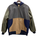 【曜日割引対象外】 カーハート Carhartt リメイク 再構築 アクティブジャケット パーカー ジャケット マルチカラー 201MT-4570 VB