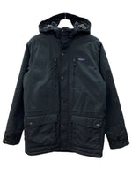 パタゴニア Patagonia 12AW ISTHMUS PARKA イスマス パーカ 裏ボア ダブルジップ フーディ アウトドア アウター 黒 27020FA12 ジャケット ロゴ ブラック Sサイズ 104MT-2156