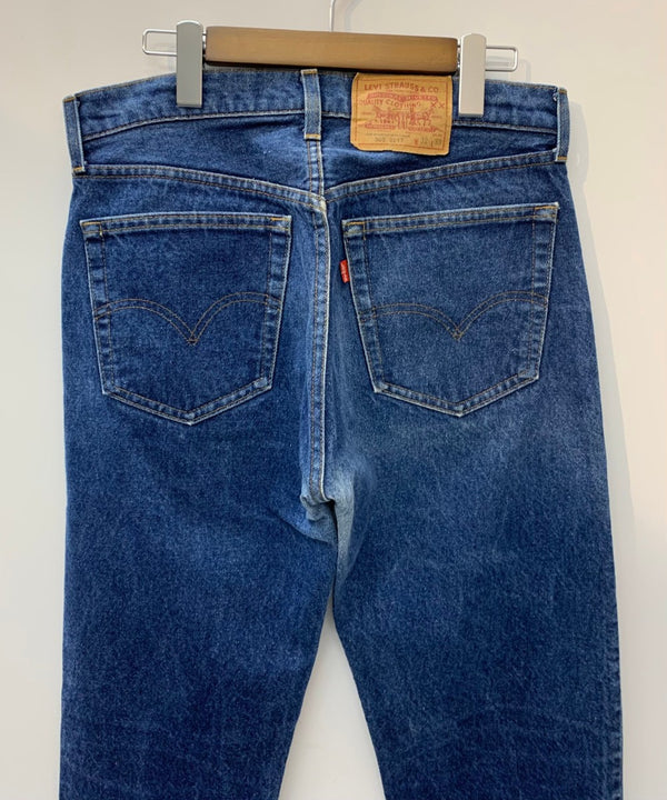 【曜日割引対象外】 リーバイス Levi's 80's USA製 505 ジッパー 濃紺 505-0217 デニム ブルー W32 L33サイズ 201MB-766 VB