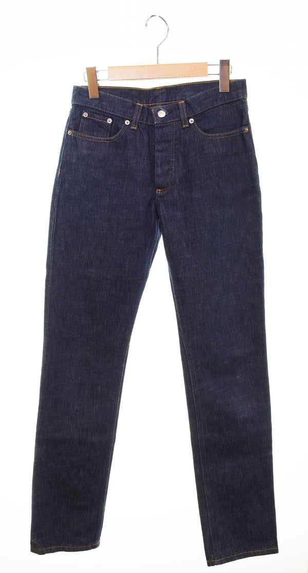 ヘルムートラング HELMUT LANG 90s～00s CLASSIC DENIM SLIM CUT 90's～00’s クラシックデニム スリムカット 濃紺 デニム ネイビー 25 103MB-472