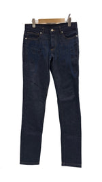 リベンジ REVENGE デニムパンツ インディゴ 刺繍ロゴ y2k 青 デニム ブルー Sサイズ 101MB-758