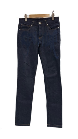 リベンジ REVENGE デニムパンツ インディゴ 刺繍ロゴ y2k 青 デニム ブルー Sサイズ 101MB-758