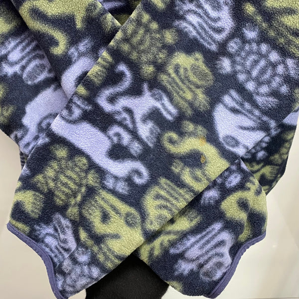 【曜日割引対象外】 パタゴニア PATAGONIA 90's クリーチャー スナップT ハーフボタン フリース USA製 ジャケット ネイビー Mサイズ 201MT-3856 VB