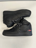 ナイキ NIKE Supreme × Nike Air Force 1 Mid シュプリーム × ナイキ エアフォース1 ミッド 黒 FZ8784-001 メンズ靴 スニーカー ブラック 28cm 101sh-2071