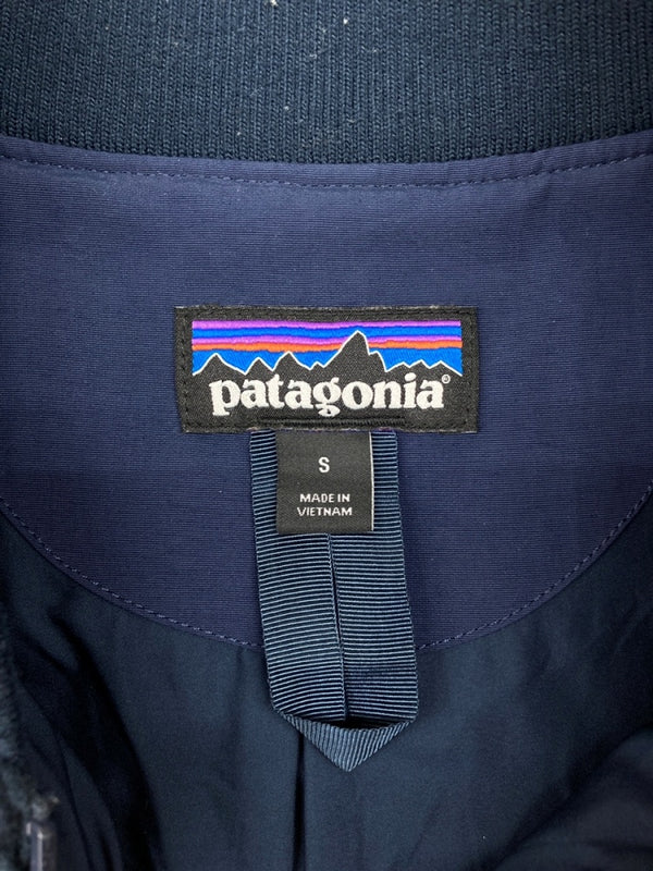 パタゴニア Patagonia 19AW RETRO-X BOMBER JACKET レトロ ボマー ジャケット ボア フリース ジップアップ アウトドア 紺 22830FA19 ジャケット ロゴ ネイビー Sサイズ 104MT-1736