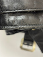 【曜日割引対象外】 ショット SCHOTT 613XX 90's 復刻 サボテンタグ ダブルライダースジャケット ブラック 42サイズ 201MT-3281 VB
