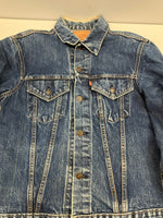 リーバイス Levi's 70's 70年代 71205 BIGE ロング丈 ボタン裏524刻印 ケアタグ デニムジャケット Gジャン 4th トラッカージャケット VINTAGE ヴィンテージ MADE IN USA アメリカ製 ジャケット ブルー 101MT-5397
