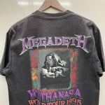 【曜日割引対象外】 ヴィンテージ vintage 90's MEGADETH Youthanasia Tour Tee SOF Tee USA製 Tシャツ ブラック Lサイズ 201MT-4247 VB