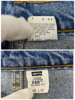 【曜日割引対象外】 リーバイス Levi's 90's 550 DEADSTOCK SHED JEANS USA製 デニム W32サイズ 201MB-727 VB