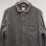 【曜日割引対象外】 ファンセットオブアート FUNSET OF ART MARIN COUNTY MADE カバーオール ウールジャケット コート ブラウン Lサイズ 201MT-4300 VB