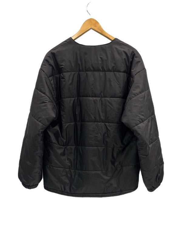 ネイバーフッド NEIGHBORHOOD 23AW Puff Shirt LS パフシャツ ロングスリーブ ノーカラー 中綿 ジップアップ 232TSNH-SHM05 ジャケット ブラック Mサイズ 101MT-4812