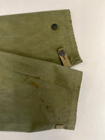 ミリタリー military ヴィンテージ Vintage 40s US ARMY デッキレインパーカー ステンシル入り ジャケット カーキ Sサイズ 101MT-4880