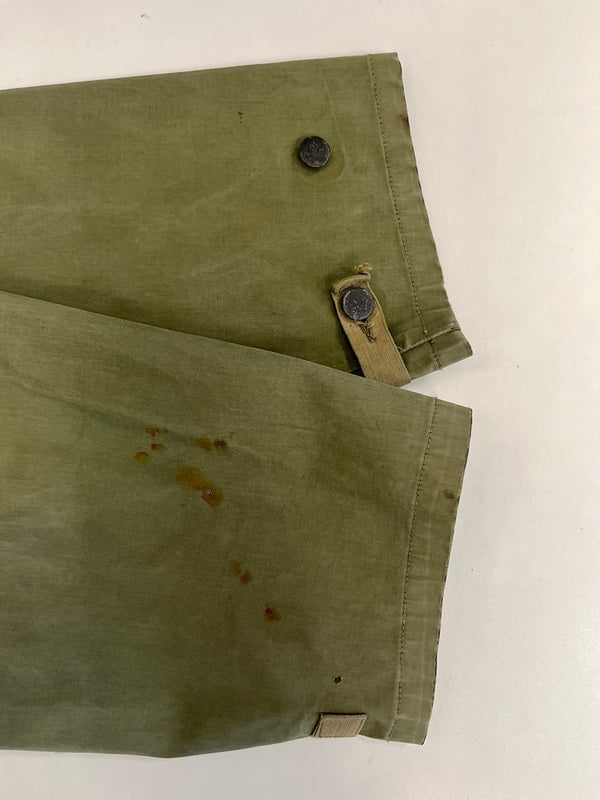 ミリタリー military ヴィンテージ Vintage 40s US ARMY デッキレインパーカー ステンシル入り ジャケット カーキ Sサイズ 101MT-4880