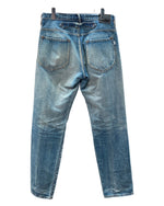 シュガーヒル SUGARHILL 22SS CLASSIC DENIM PANTS クラシック デニム パンツ シンチバック ボタンフライ パッチ ズボン 青 無地 22SSPT08 デニム ブルー サイズ 32 104MB-142