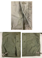 ミリタリー military 80's 80年代 US NAVY 米軍実物 A-2 デッキジャケット VINTAGE ヴィンテージ ジャケット カーキ Sサイズ 101MT-5037