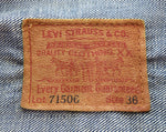 リーバイス Levi's 90s 日本製 71506XX デニムジャケット 1st  大戦モデル BIGE 90's ドーナツボタン ビッグE 36 ジャケット ブルー 103MT-3274