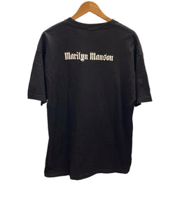 バンドTシャツ BAND-T 00s 00's MARILYN MANSON got violence? マリリンマンソン ゴット バイオレンス ロックT ヴィンテージTシャツ XL Tシャツ ブラック LLサイズ 101MT-2722