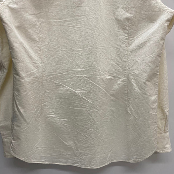 【曜日割引対象外】 ナイジェルケーボン Nigel Cabourn ブリティッシュオフィサーズシャツ 8046-00-10000 長袖シャツ ホワイト 50サイズ 201MT-4463 VB