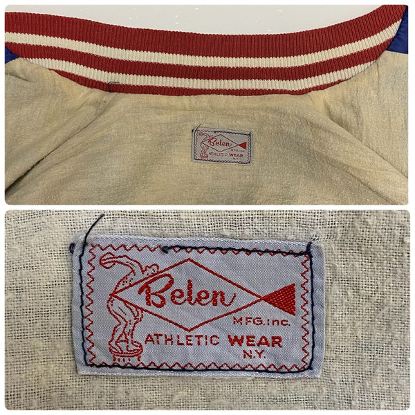 【曜日割引対象外】 ヴィンテージ vintage 60's Belen Athletic スタジャン ウィングフット ジャケット ブルー 201MT-4216 VB