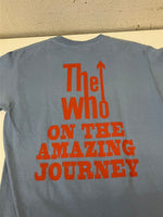 バンド band 90's 90年代～ anvil THE WHO ON THe AMAZING JOURNEY ザ・フー PETE TOWNSHEND ピート・タウンゼント  MADE IN USA アメリカ製 VINTAGE ヴィンテージ Tシャツ ブルー Sサイズ 101MT-4941