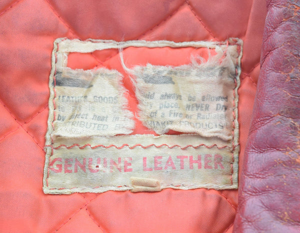 ルイスレザー Lewis Leathers 70s' ELECTRA 70s エレクトラ ライダースジャケット ロンジャン 40 ジャケット レッド 103MT-2848