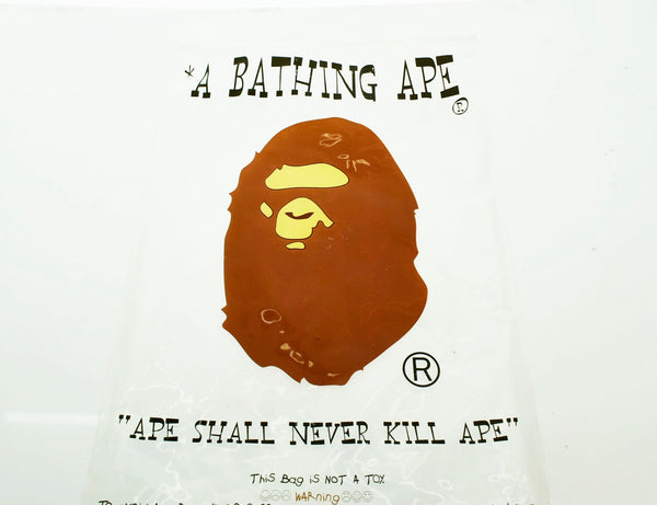 アベイシングエイプ A BATHING APE ヘッド プリント 半袖Tシャツ 黒 Tシャツ ブラック Mサイズ 103MT-1119