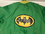 ヴィンテージ vintage 80's 80s 80年代  SOFEE BADMAN ©1989 DC Comics バットマン スタジャン MADE IN USA アメリカ製 - ジャケット グリーン フリーサイズ 101MT-3277