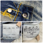 【曜日割引対象外】 リーバイス Levi's 90's 501XX 97年製 バレンシア 1955モデル W32 L36 デニム ブルー 201MB-1166 VB