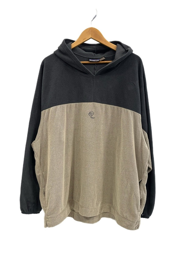 パタゴニア PATAGONIA 00s 00's 2000年代 USA製 “Rhythm” LOST ARROW PULLOVER リズム ロストアロー フリース パーカー 白 グレー XL パーカ グレー 101MT-5107