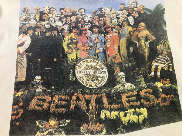 バンド band 90's 90年代 FRUIT OF THEBEATLES ビートルズ Sgt. Pepper's Lonely Hearts Club Band MADE IN USA アメリカ製 VINTAGE ヴィンテージ Tシャツ ホワイト 101MT-5186