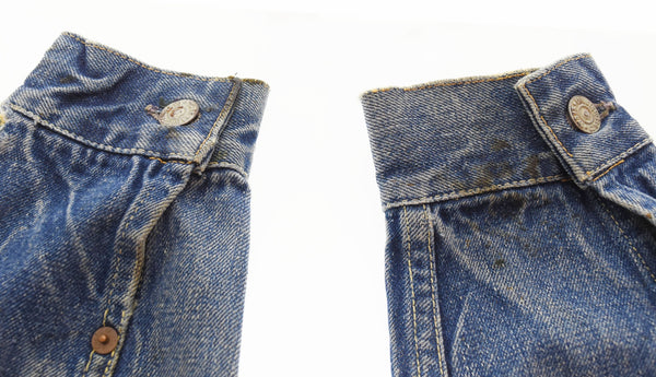 リーバイス Levi's 507XX 2nd 革パッチ ボタン裏17 両面タブ デニムジャケット 青 ジャケット ブルー 103MT-2177