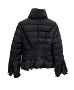 モンクレール MONCLER MASAKO GIUBBOTTO ダウンジャケット フリル 黒 2209S4630605 ジャケット ブラック サイズ1 101LT-139