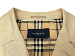 バーバリーロンドン BURBERRY LONDON シルク混 サファリジャケット ベージュ L 601MT-52