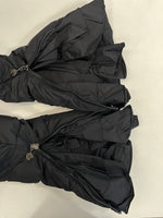 モンクレール MONCLER MASAKO GIUBBOTTO ダウンジャケット フリル 黒 2209S4630605 ジャケット ブラック サイズ1 101LT-139