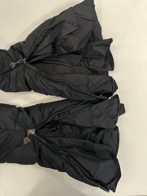 モンクレール MONCLER MASAKO GIUBBOTTO ダウンジャケット フリル 黒 2209S4630605 ジャケット ブラック サイズ1 101LT-139