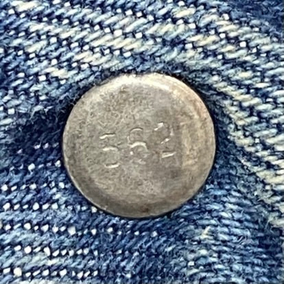 【曜日割引対象外】 リーバイス Levi's 70’s 70s 70年代 646 刻印562 デニム ブルー W30サイズ 201MB-814 VB