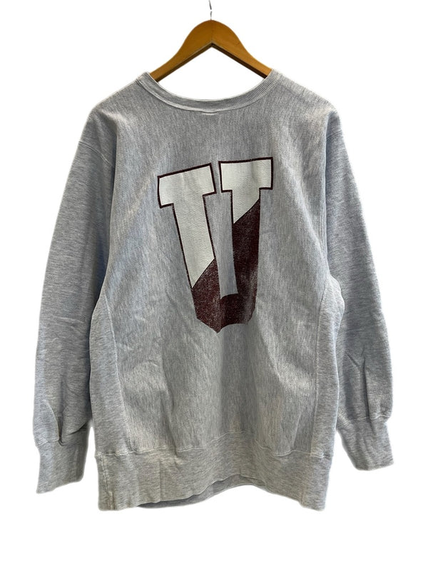 チャンピオン Champion 90s～ ヴィンテージ vintage 刺繍タグ リバースウィーブ REVERSE WEAVE US古着 UNION 両面プリント XL スウェット グレー LLサイズ 101MT-4948