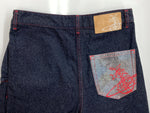 ヴィヴィアンウエストウッド Vivienne Westwood DENIM PANTS デニム パンツ サルエル 変形 ボタンフライ ズボン インディゴ 青 ロゴ S39020001-W003K デニム ブルー Sサイズ 104MB-278