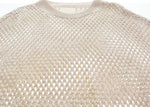 ヨーク YOKE 22SS ARK別注 Meshed Knit Crewneckメッシュ ニット セーター YK22SS0346S 2 セーター ベージュ 103MT-3146