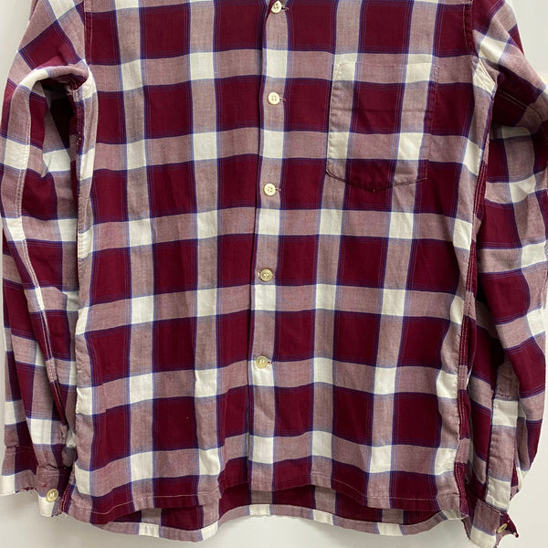 【曜日割引対象外】 ヴィンテージ vintage ~60's MEN OF THE WEST レーヨン チェックシャツ 長袖シャツ レッド 201MT-4702 VB