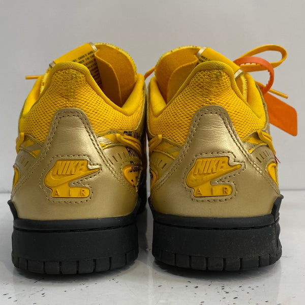 ナイキ NIKE オフホワイト Off-White コラボ エアラバーダンク Air Rubber Dunk CU6015-700  メンズ靴 スニーカー イエロー 27cmサイズ 201-shoes1441