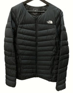 ザノースフェイス THE NORTH FACE Thunder Roundneck Jacket サンダー ラウンドネック ジャケット 中綿 ダウン BLACK 黒 NY82213 XXL ジャケット ロゴ ブラック 104MT-704