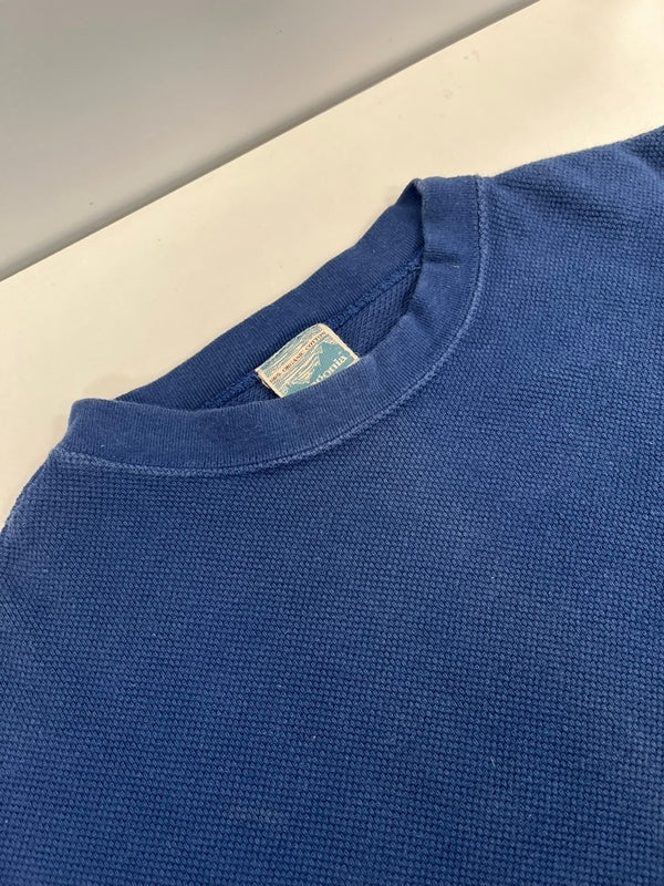 パタゴニア PATAGONIA USA製 クルーネック 長袖カットソー 紺 53840 ロンT ブルー Ｌサイズ 101MT-4779