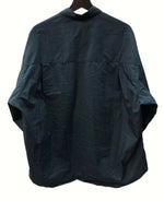 グラフペーパー Graphpaper  Broad L/S Oversized Regular Collar Shirt オーバーサイズ ボックスシルエット 紺 GM234-50001B SIZE1 長袖シャツ 無地 ネイビー 104MT-223