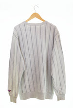 マスターピース MASTERPIECE 00s 00's ピンストライプ スウェット リバース仕様 スウェット グレー LLサイズ 103MT-2575