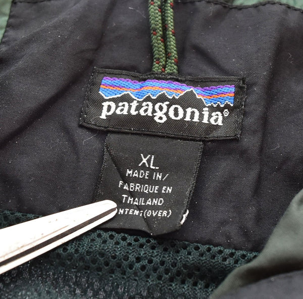 パタゴニア PATAGONIA 97年製 90s 90's Back Bowl Anorak バックボウルアノラック ナイロンジャケット ジャケット ブラック LLサイズ 103MT-2402