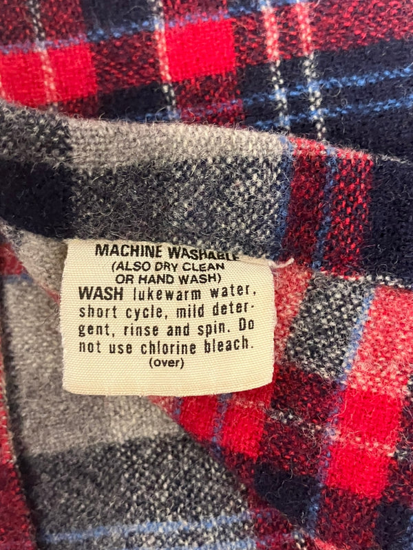 ペンドルトン PENDLETON 70's 70s 70年代 ボードシャツ 開襟シャツ オープンカラー MADE IN USA アメリカ製 ヴィンテージ        vintage 長袖シャツ レッド Mサイズ 101MT-3274